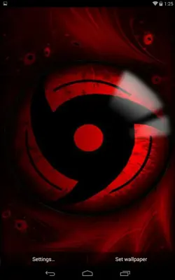 Sharingan Live Wallpaper android App screenshot 2